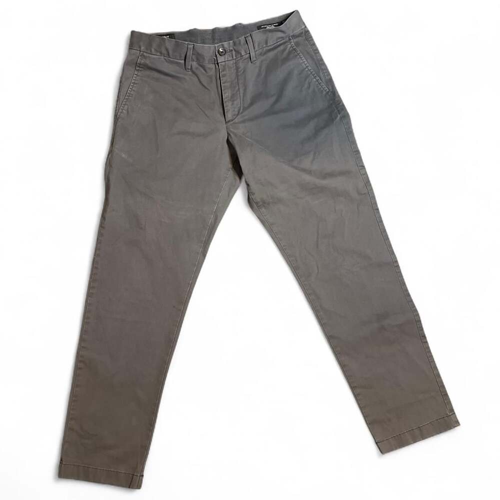 Nordstrom Men's Shop Ballard Slim Fit Chino Pants Size 33x30 Gray